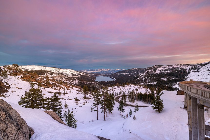 winter sunset viewing locations